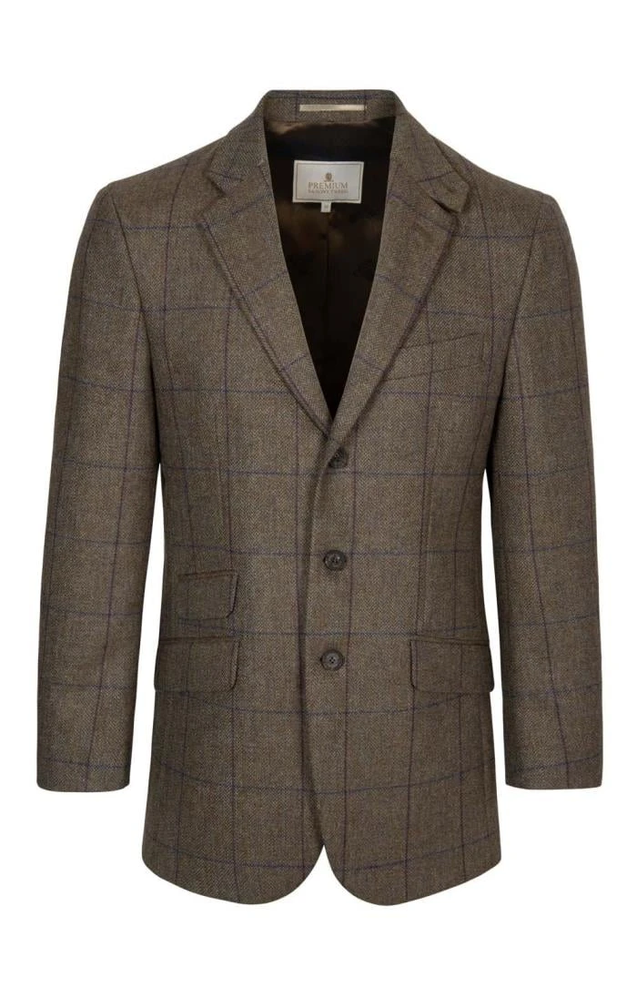 Men's Saxony Tweed Hacking Jacket 13 Men's Saxony Tweed Hacking Jacket - Image 13