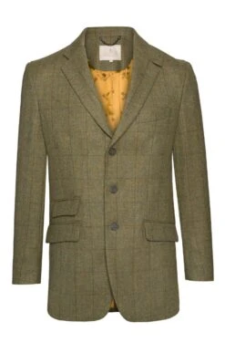 Men's Saxony Tweed Hacking Jacket 37 Men's Saxony Tweed Hacking Jacket -Fashion Men Clothing Store TR30370PINEBARKWP 1
