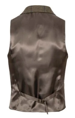 Men's Saxony Tweed Waistcoat -Fashion Men Clothing Store TR30375MOORLANDHEATHERWP 2