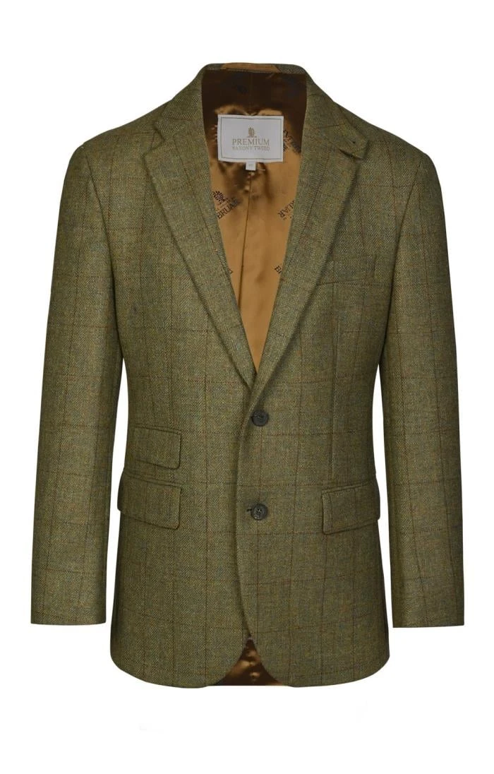 Men's Saxony Tweed Jacket 1 Men's Saxony Tweed Jacket