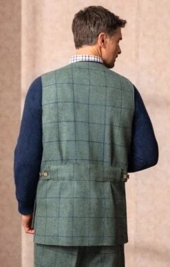 Tweed Shooting Waistcoat -Fashion Men Clothing Store TR30400BLUELOVATWP 1