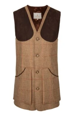 Tweed Shooting Waistcoat -Fashion Men Clothing Store TR30400RUSTBRNNAILHD 1