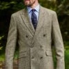Men's Tweed Double Breasted Jacket