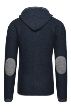 Men’s Knit Hoodie -Fashion Men Clothing Store TR30843INDIGO 1