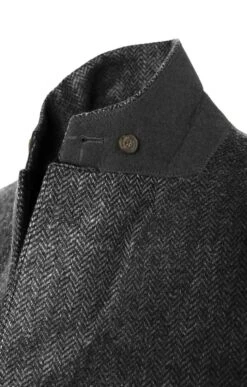 Men's Classic Tweed Jacket 27 Men's Classic Tweed Jacket -Fashion Men Clothing Store TR40575CHARCOALHB 4