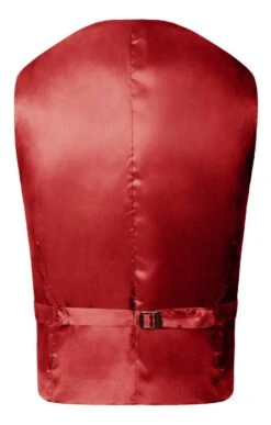 Men's Double Breasted Plaid Waistcoat -Fashion Men Clothing Store TR40660MUTEDRED 2