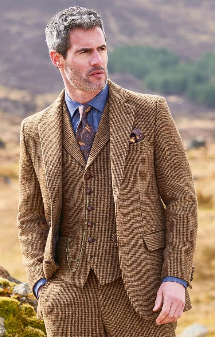 Men's Harris Tweed Jacket 1 Men's Harris Tweed Jacket