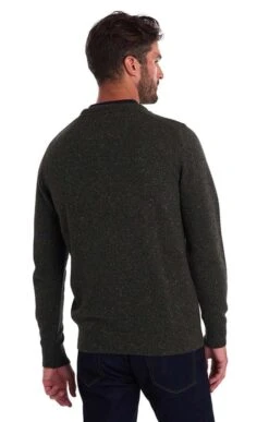 Men's Barbour Tisbury Crew Sweater -Fashion Men Clothing Store TS09900DKSEAWEED 1