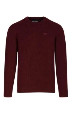 Men's Barbour Tisbury Crew Sweater -Fashion Men Clothing Store TS09900RUBY 2