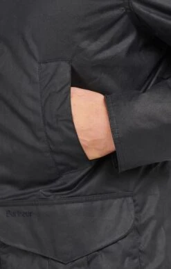 Men's Barbour Hereford Wax Jacket -Fashion Men Clothing Store TS10480NAVY 4