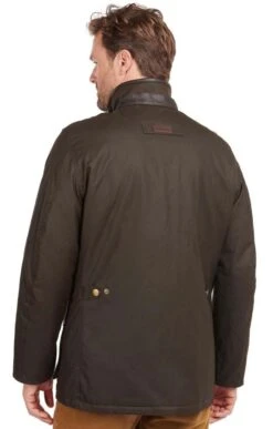 Men's Barbour Hereford Wax Jacket -Fashion Men Clothing Store TS10480OLIVE 1