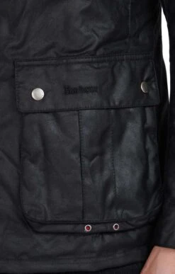 Mens Barbour International Duke Wax Jacket -Fashion Men Clothing Store TS15147BLACK 3