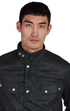 Mens Barbour International Duke Wax Jacket -Fashion Men Clothing Store TS15147SAGE 2