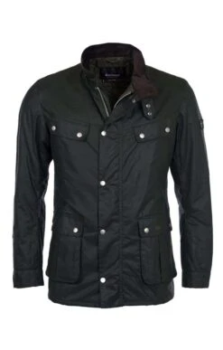 Mens Barbour International Duke Wax Jacket -Fashion Men Clothing Store TS15147SAGE 4