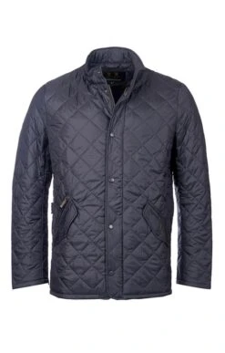Men's Barbour Flyweight Chelsea Quilted Jacket -Fashion Men Clothing Store TS18257NAVY 3