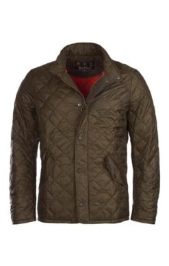 Men's Barbour Flyweight Chelsea Quilted Jacket -Fashion Men Clothing Store TS18257OLIVE 4