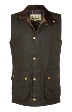 Men's Barbour Westmorland Wax Gilet -Fashion Men Clothing Store TS21409OLIVE 4