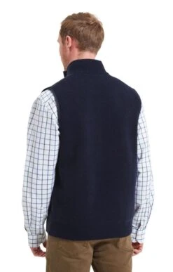 Men's Schöffel Hybrid Quilt Aerobloc Gilet -Fashion Men Clothing Store TS21582NAVY 1