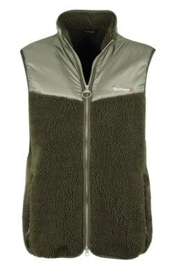 Men's Barbour Hopsen Fleece Gilet -Fashion Men Clothing Store TS22168OLIVE 3