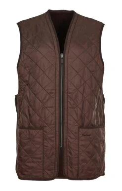 Men's Barbour Polarquilt Waistcoat/Zip In Liner -Fashion Men Clothing Store TS22180DKBROWN 2