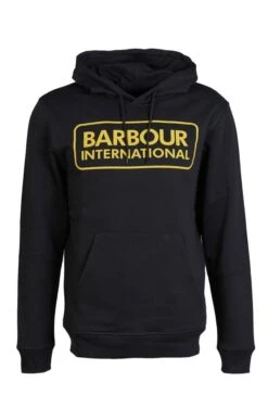 Men's Barbour International Pop Over Hoodie 10 Men's Barbour International Pop Over Hoodie -Fashion Men Clothing Store TS22181BLACK 2