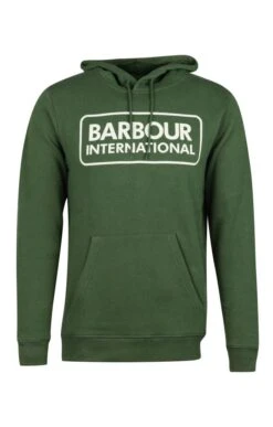 Men's Barbour International Pop Over Hoodie 13 Men's Barbour International Pop Over Hoodie -Fashion Men Clothing Store TS22181KOMBUGREEN 2