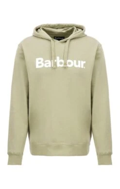 Men's Barbour Logo Hoodie -Fashion Men Clothing Store TS22184BLEACHEDOLIVE 2