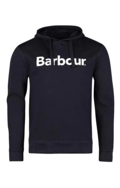 Men's Barbour Logo Hoodie -Fashion Men Clothing Store TS22184NAVY 2
