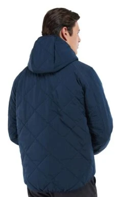 Men's Barbour Hooded Liddesdale Quilt -Fashion Men Clothing Store TS22199NAVY 1