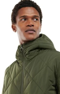 Men's Barbour Hooded Liddesdale Quilt -Fashion Men Clothing Store TS22199OLIVE 2 1