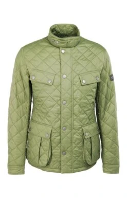 Men's Barbour International Tourer Ariel Quilted Jacket -Fashion Men Clothing Store TS22326LTMOSS 3