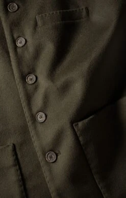 Men’s Wool And Cashmere Sporting Waistcoat -Fashion Men Clothing Store TS22501DEEPOLIVE 4