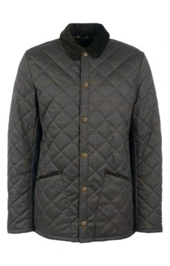 Men's Barbour Checked Heritage Liddesdale Quilt -Fashion Men Clothing Store TS23159OLIVE 3