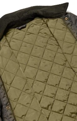 Men's Barbour Checked Heritage Liddesdale Quilt -Fashion Men Clothing Store TS23159OLIVE 4