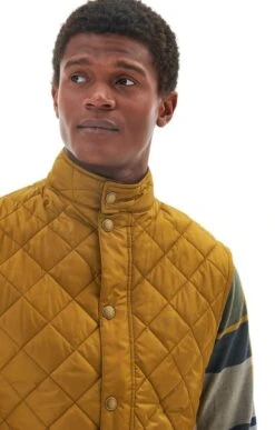 Men's Barbour Lowerdale Gilet -Fashion Men Clothing Store TS23174WASHEDOCHRE 2