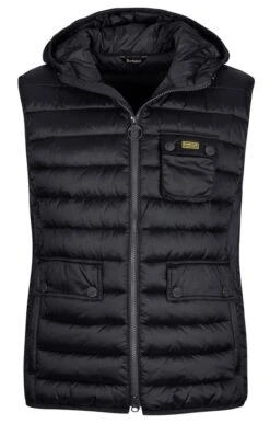 Men's Barbour International Ousten Hooded Gilet 7 Men's Barbour International Ousten Hooded Gilet -Fashion Men Clothing Store TS23187BLACK 3