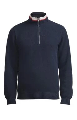 Men's Classic Windproof 1/4 Zip -Fashion Men Clothing Store TS23566NAVY 3