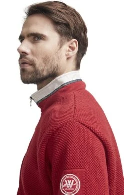 Men's Classic Windproof 1/4 Zip -Fashion Men Clothing Store TS23566RED 2