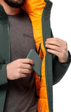 Men's Jack Wolfskin Wisper Insulated Jacket -Fashion Men Clothing Store TS23692BLACKOLIVE 3