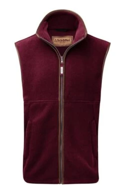Men's Schoffel Oakham Gilet -Fashion Men Clothing Store TS24100CLARET 2