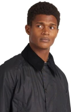 Barbour Bristol Waxed Jacket -Fashion Men Clothing Store TS25357NAVY 3