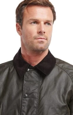 Barbour Bristol Waxed Jacket -Fashion Men Clothing Store TS25357OLIVE 2