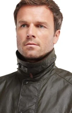 Barbour Bristol Waxed Jacket -Fashion Men Clothing Store TS25357OLIVE 3