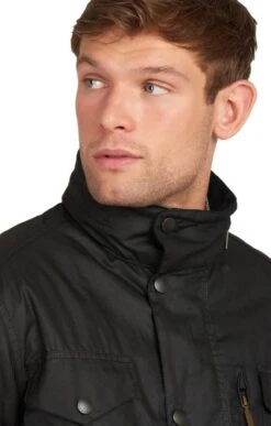 Barbour Sapper Waxed Jacket -Fashion Men Clothing Store TS25358BLACK 2