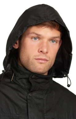 Barbour Sapper Waxed Jacket -Fashion Men Clothing Store TS25358BLACK 3