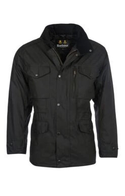 Barbour Sapper Waxed Jacket -Fashion Men Clothing Store TS25358BLACK 4