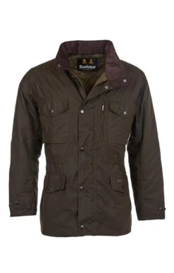Barbour Sapper Waxed Jacket -Fashion Men Clothing Store TS25358OLIVE 3
