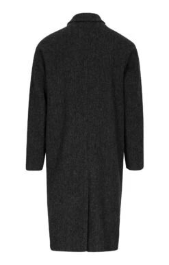 Raglan Sleeve Tweed Coat -Fashion Men Clothing Store TS30165CHARCOALHB 2