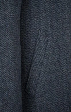 Raglan Sleeve Tweed Coat -Fashion Men Clothing Store TS30165DENIMHB 4