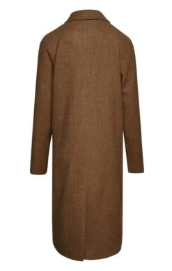 Raglan Sleeve Tweed Coat -Fashion Men Clothing Store TS30165HWWHEATHB 3